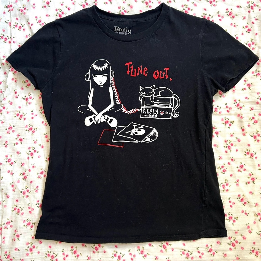 🌷Emily the Strange Black Graphic Tee